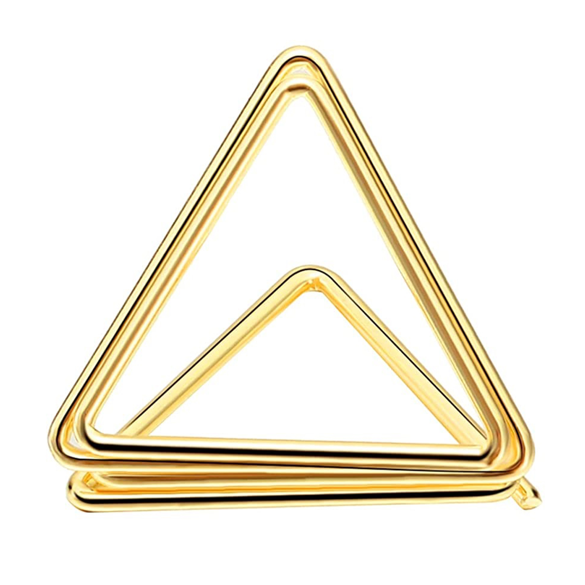 テーブルカードホルダー,三角形の形をしたテーブルカードホルダ - Table Number Gold のレビューと価格