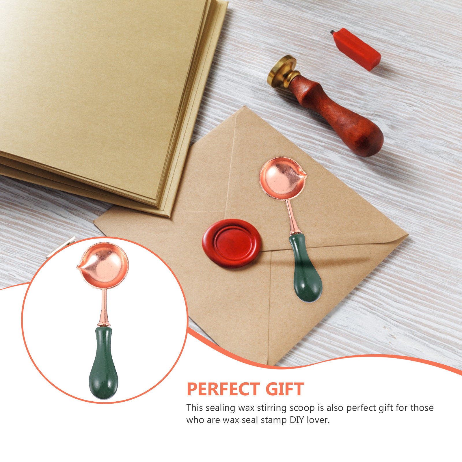 封筒用ワックスシールスプーン – イベント招待状、封筒の封緘 - Wedding Envelopes のレビューと価格