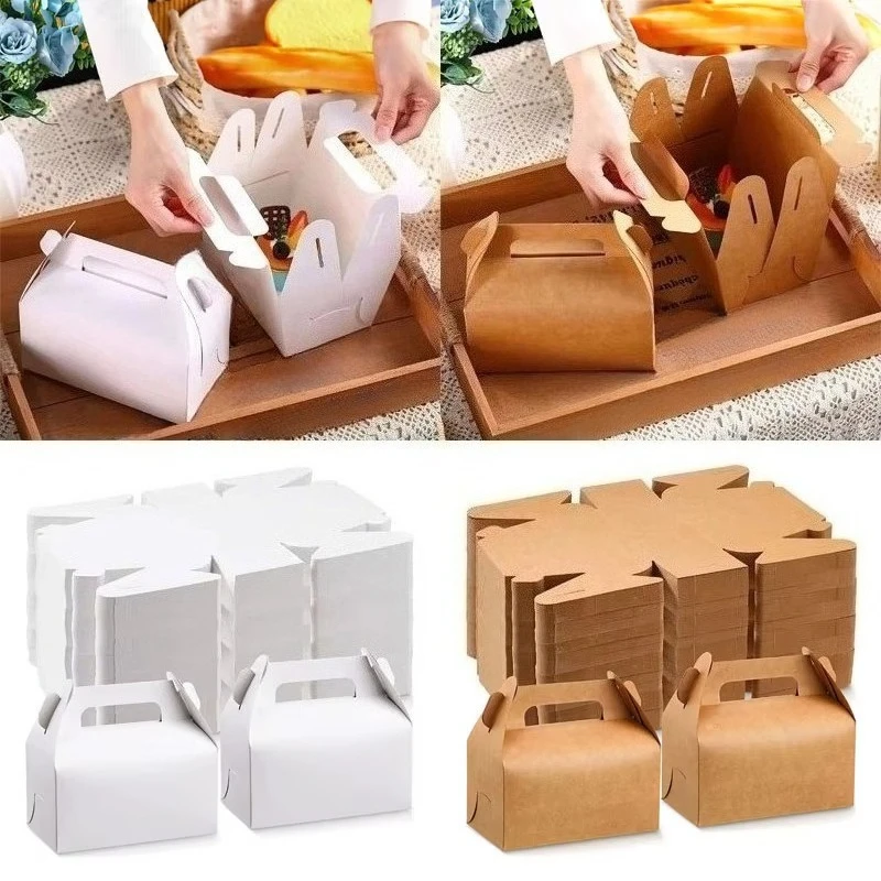10個入り/20個入り クラフト紙製ギフトボックス、ケーキボ - Wedding/Event Supply Store のレビューと価格
