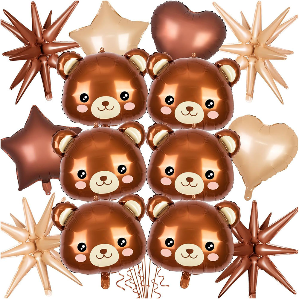 クマのバルーン、アルミホイルバルーン、22インチの装飾用アル - Wedding Zoo のレビューと価格