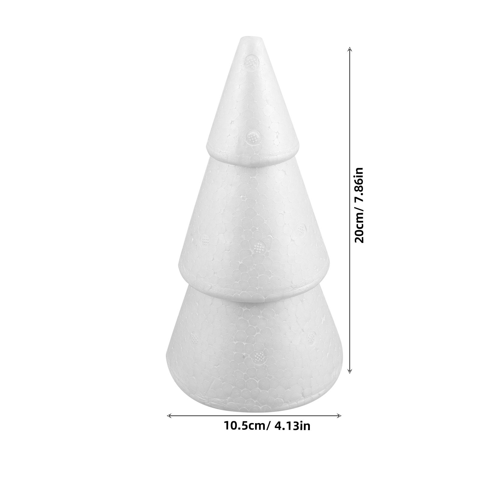 ポリスチレン製の木の形をしたコーン型オーナメント2個入り。サ - Wedding Decor Supply Store のレビューと価格