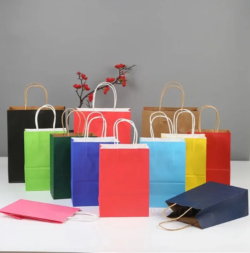 100個入り／セット、取っ手付きの無地のクラフト紙製ギフト包 - Wedding/Event Supply Store のレビューと価格